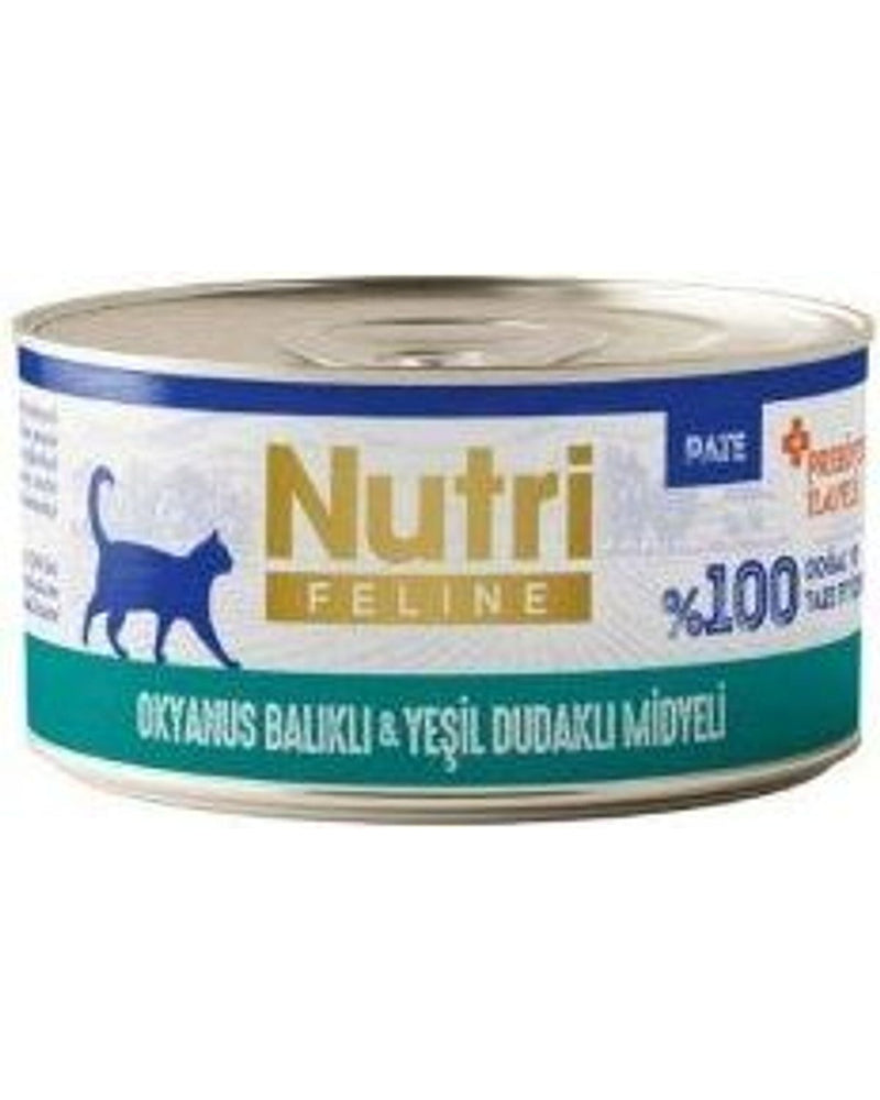 Nutri Feline Okyanus Balıklı-Midyeli Tahılsız Kedi Konservesi 70 gr