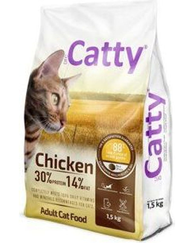 Catty Tavuklu Yetişkin Kedi Maması 1,5 kg