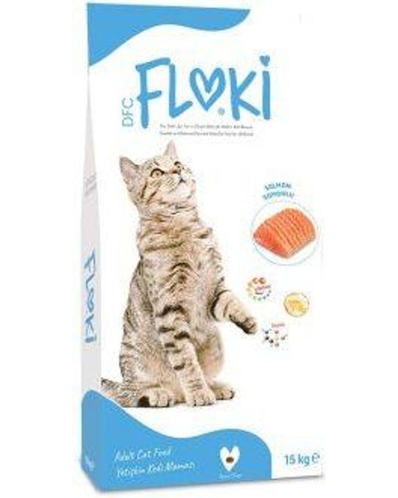 Floki Somonlu Yetişkin Kedi Maması 15 kg