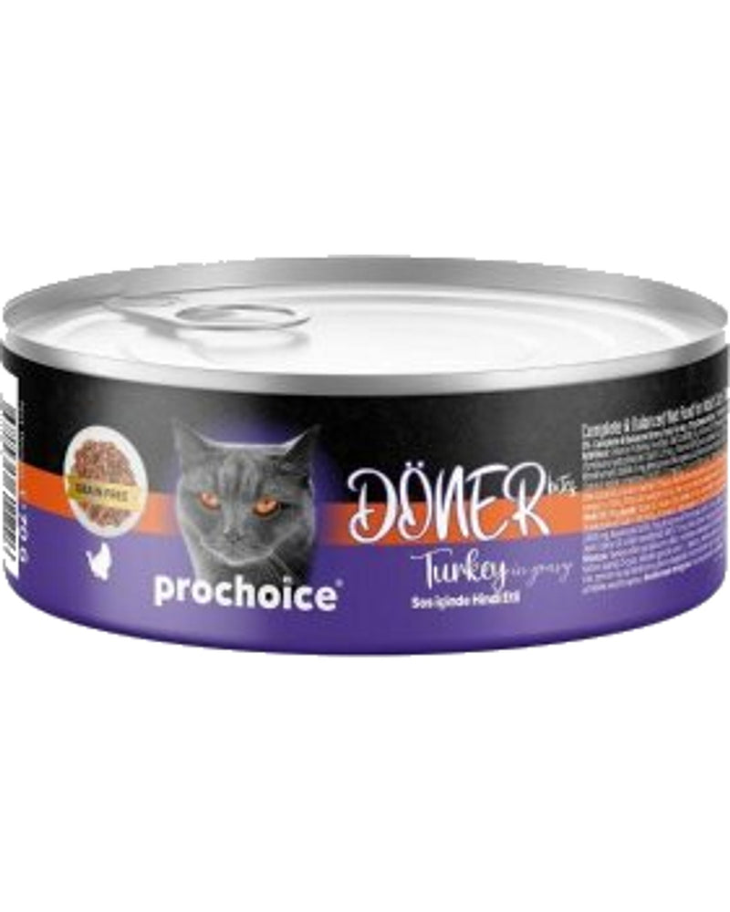 Prochoice Sos İçinde Hindi Etli Yetişkin Kedi Konservesi 70 gr