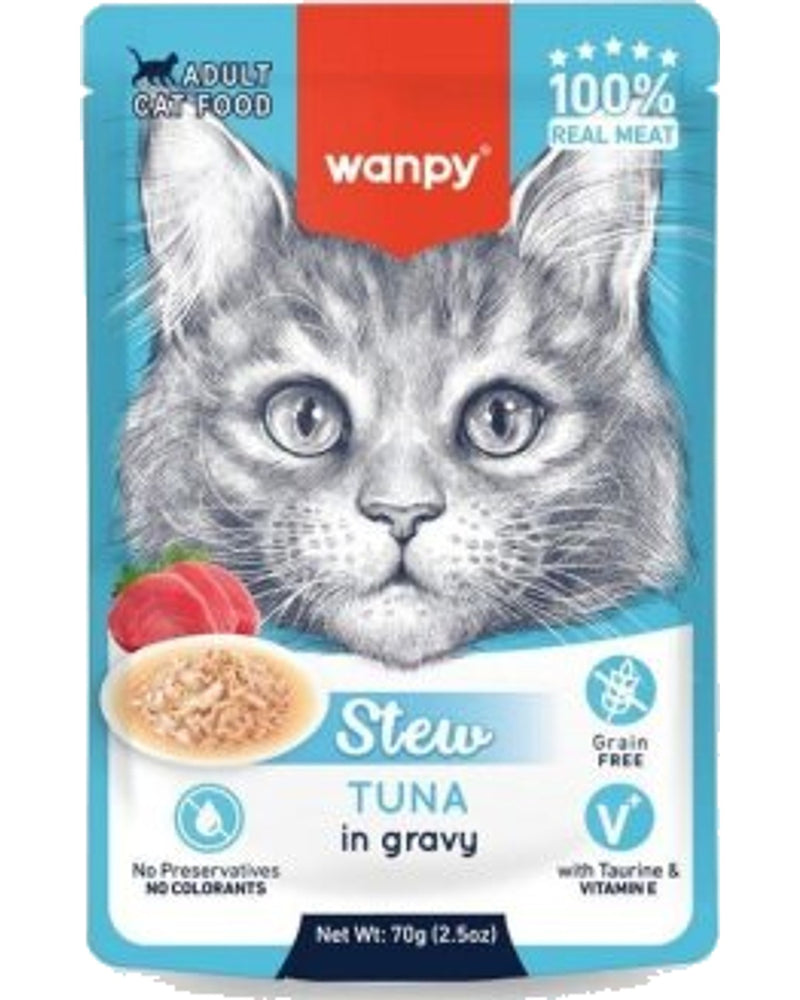 Wanpy Sosta Ton Balıklı Yetişkin Yaş Kedi Maması 70 gr