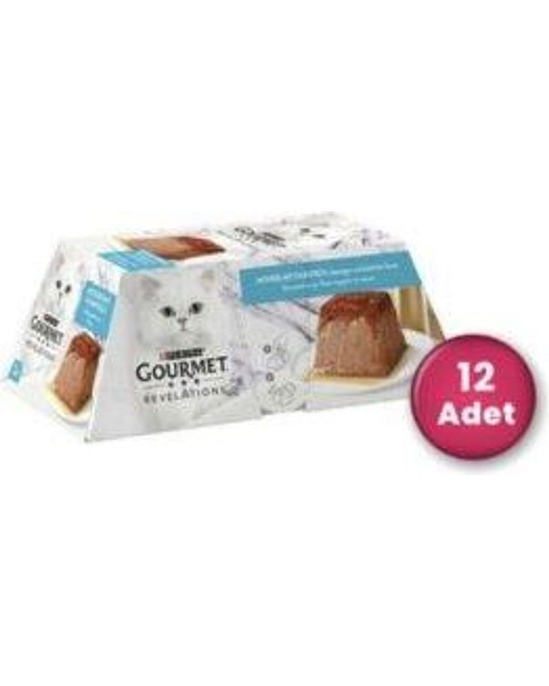 Gourmet Gold Revelations Ton Balıklı Ezme Kedi Konservesi 12'li