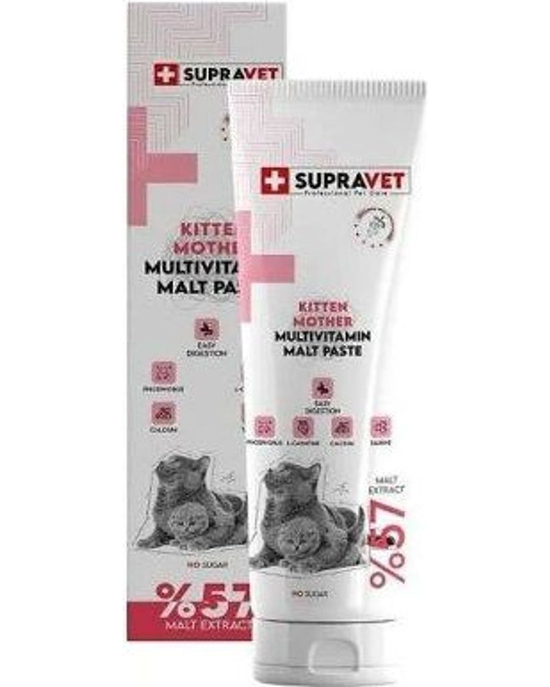 Supravet Yavru ve Anne Kedi Multivitamin Malt Macunu 30 gr