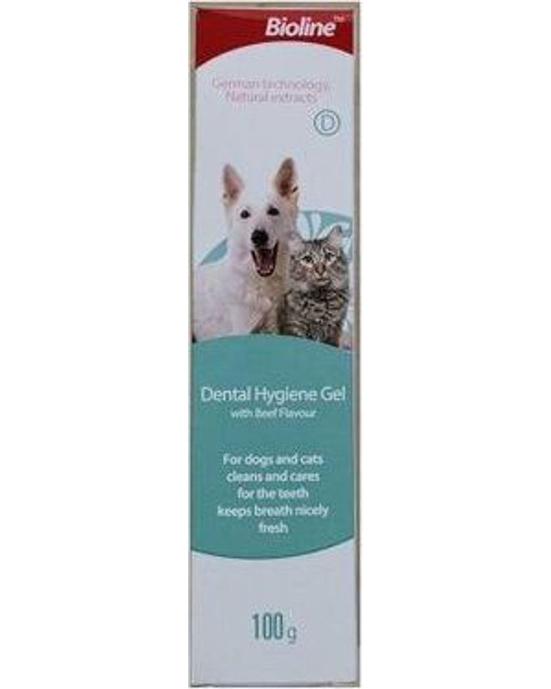 Bioline Biftek Aromalı Kedi ve Köpek Ağız Bakım Jeli 100 ml