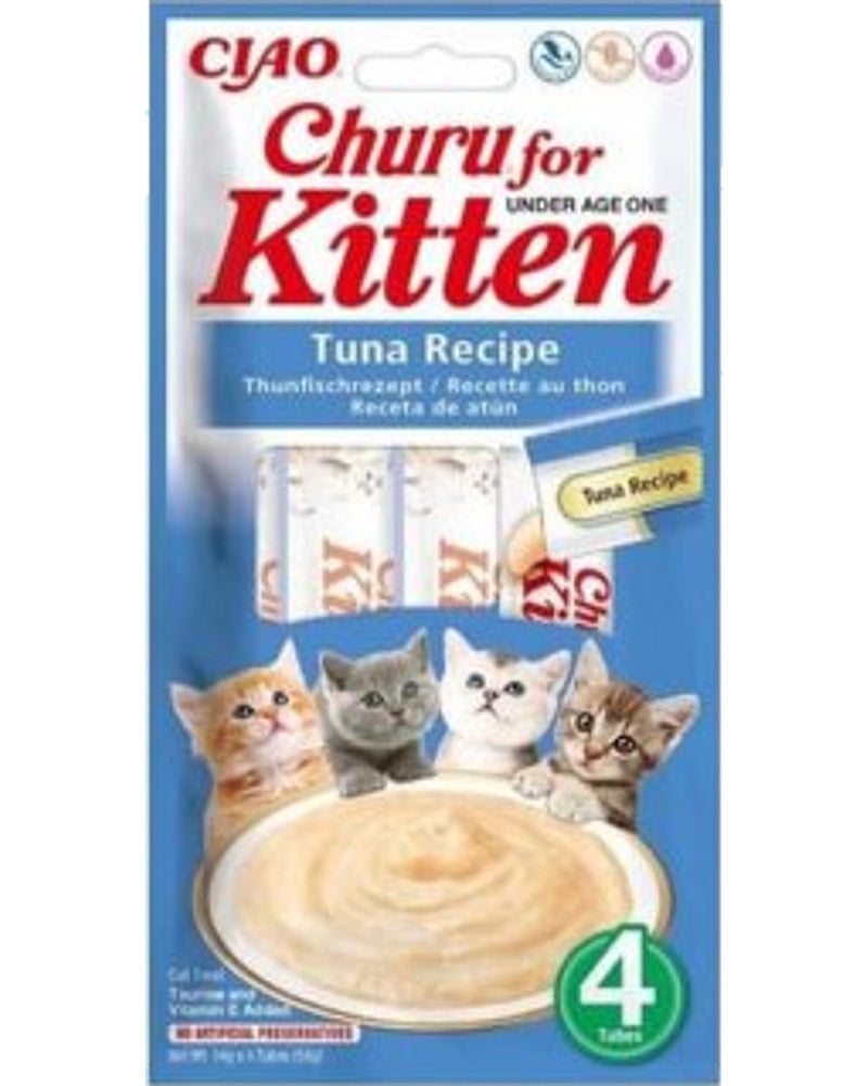 Ciao Churu Ton Balıklı Yavru Kedi Krem Ödülü 4 x 14 gr