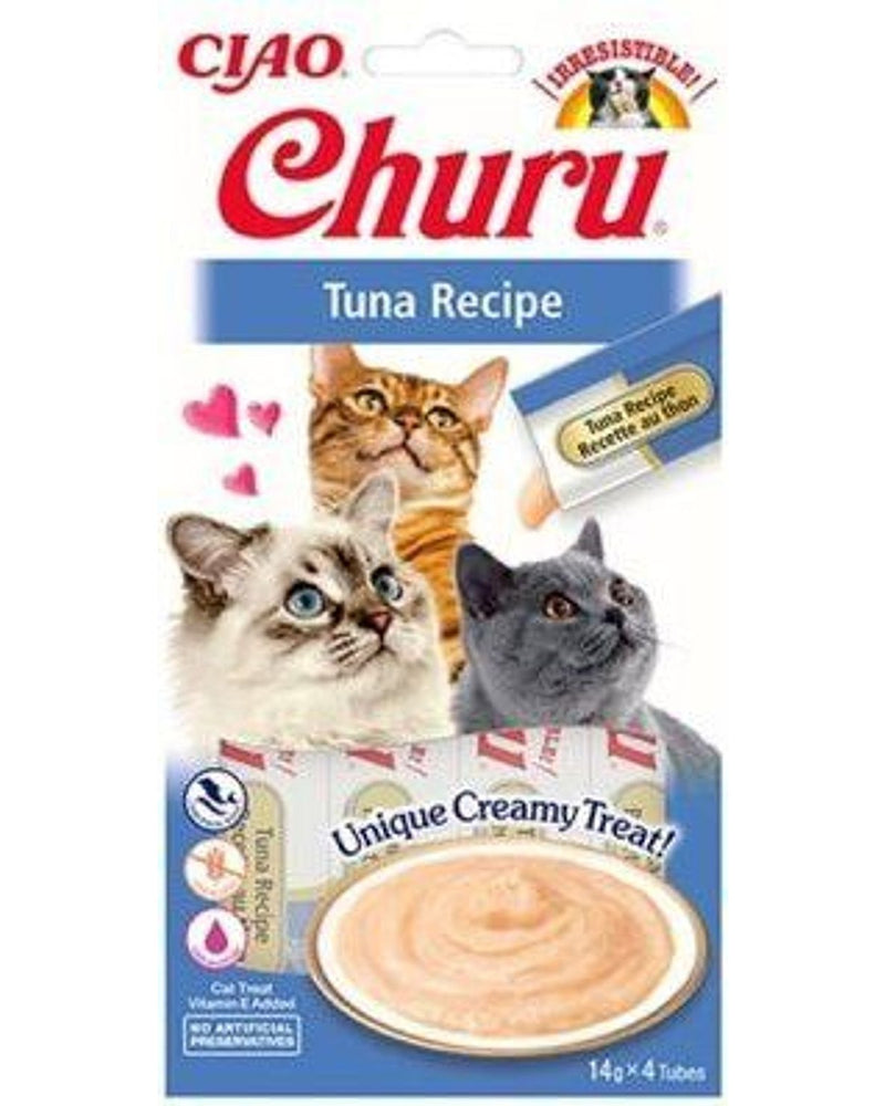 Ciao Churu Cream %30 Ton Balıklı Kedi Ödül Kreması 4 x 14 gr