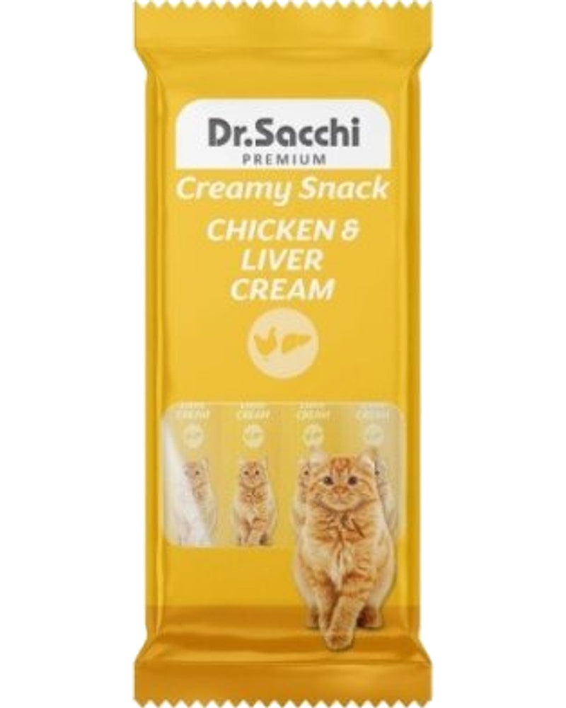 Dr.Sacchi Tavuklu Ciğerli Sıvı Kedi Ödülü 4'lü