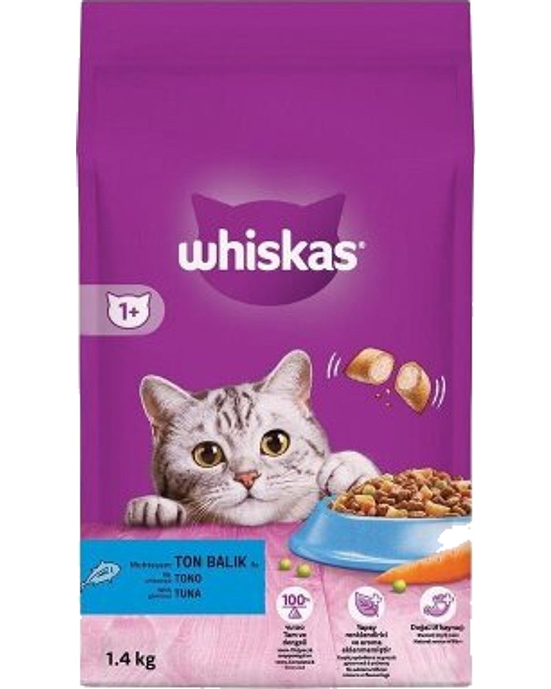 Whiskas Ton Balıklı Sebzeli Yetişkin Kedi Maması 1,4 kg