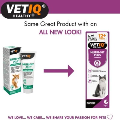 Vet IQ Nutri-vit Plus Kedi Vitamin ve Mineral Takviyesi 70 gr