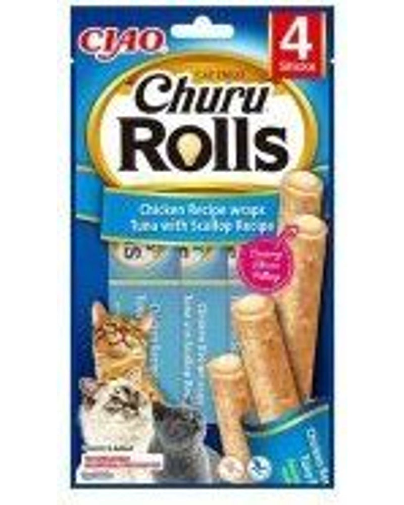 Ciao Sticks Tavuk Sargılı Ton Balıklı Kedi Ödülü 4 x 10 gr