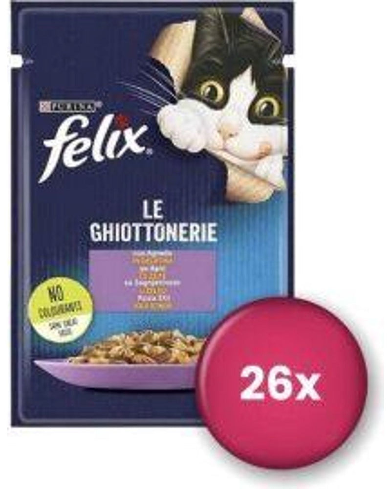 Felix Jöleli Kuzu Etli Yetişkin Kedi Konservesi 85 gr x 26