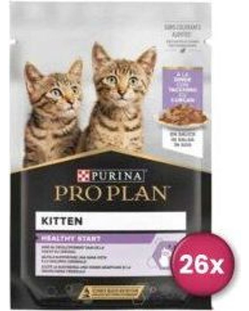 Pro Plan Sos İçinde Hindili Yavru Kedi Konservesi 85 gr x 26
