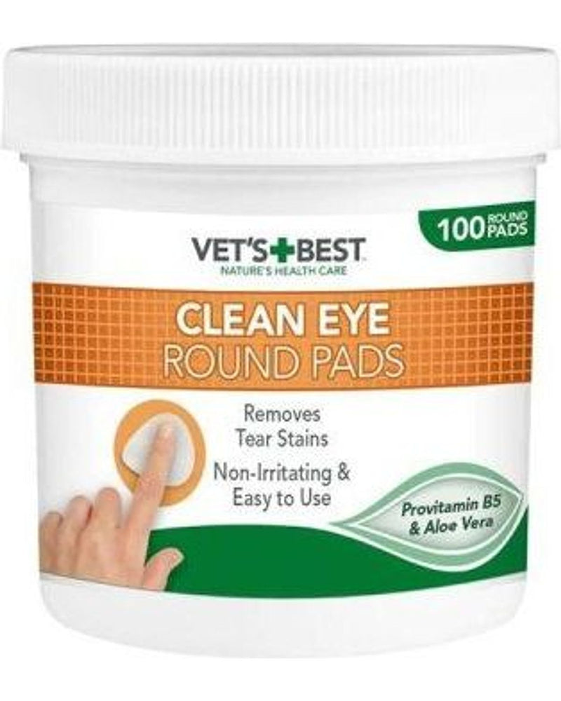 Vet's Best Aloe Vera Özlü Kedi ve Köpek Göz Temizleme Pedi 100'lü