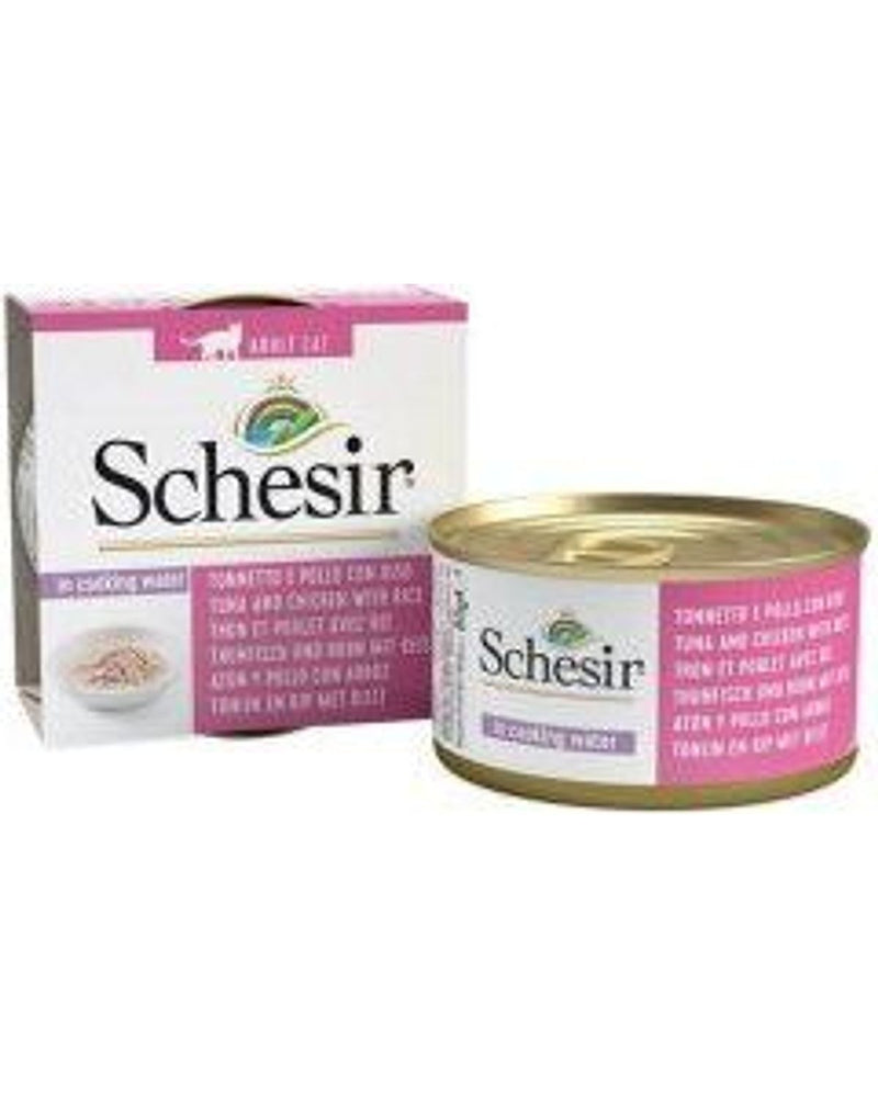 Schesir Naturel Ton Balıklı ve Tavuklu Yetişkin Kedi Konservesi 85 gr