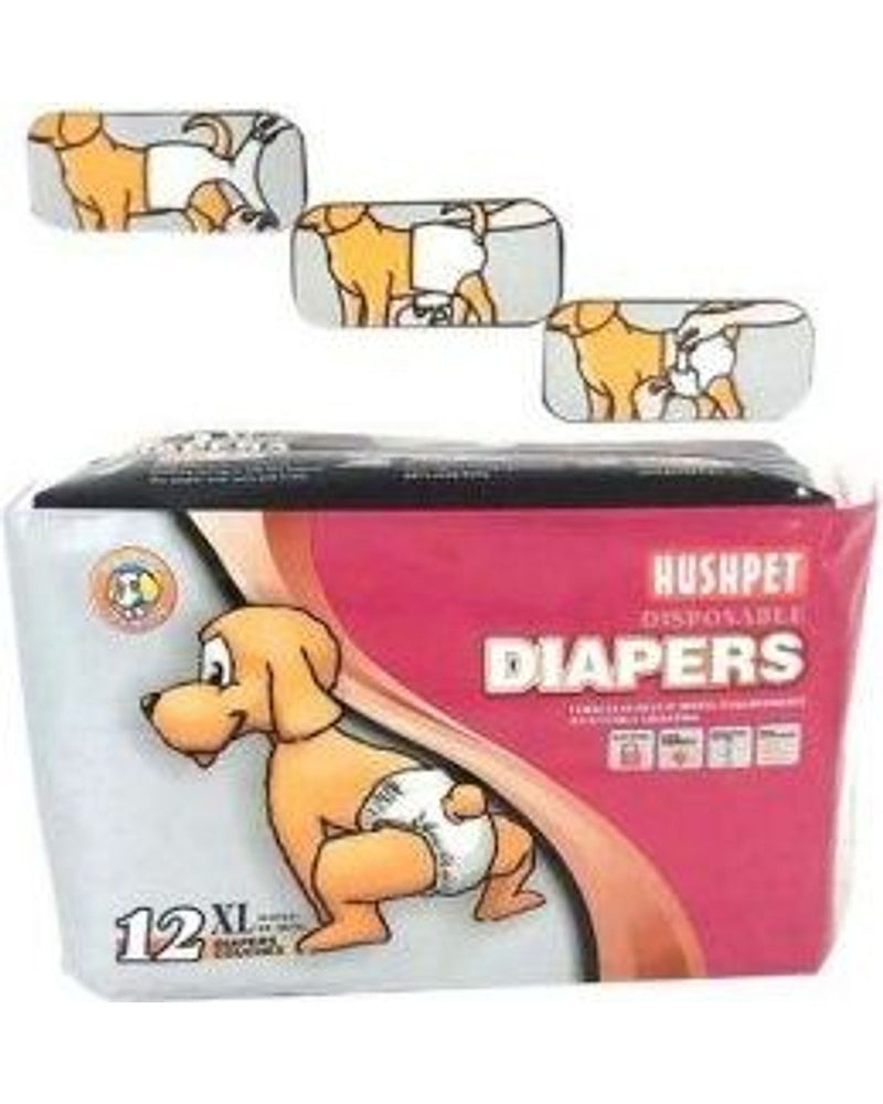 Hushpet Ultra Emici Köpek Çiş Pedi XL 25-40 kg 12'li