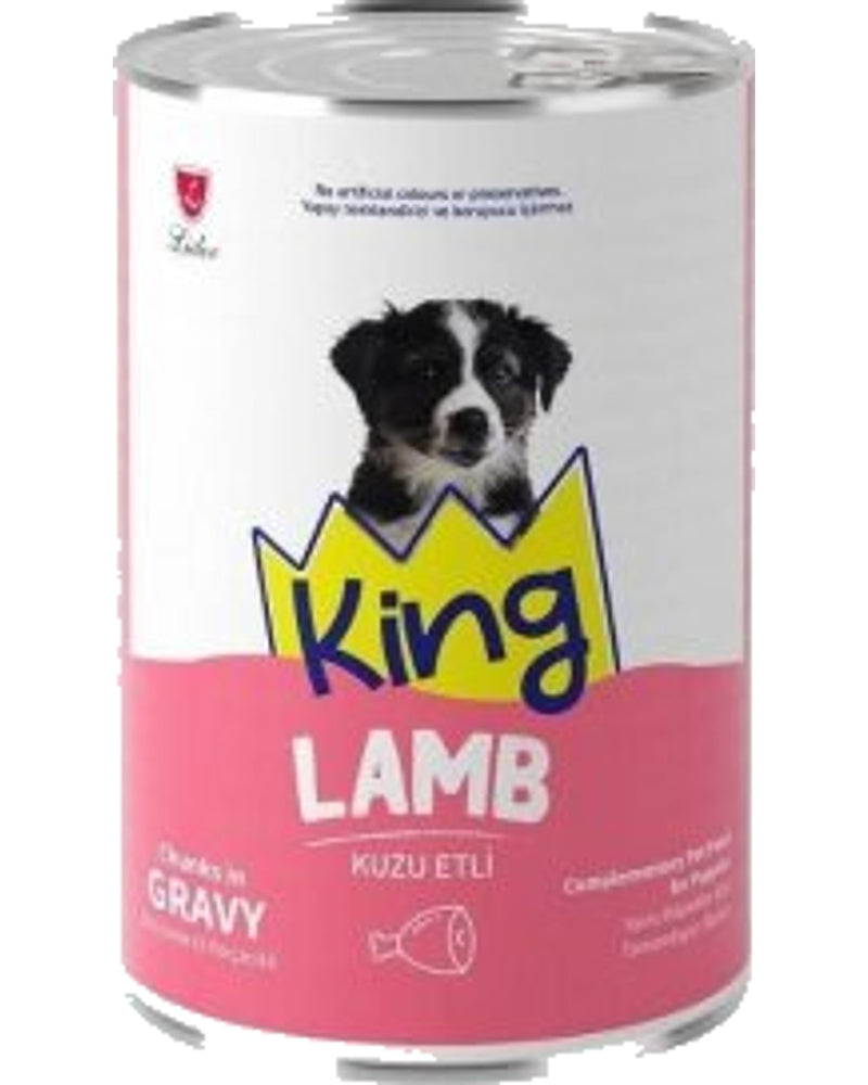 King Sosta Kuzu Etli Yavru Köpek Konservesi 400 gr