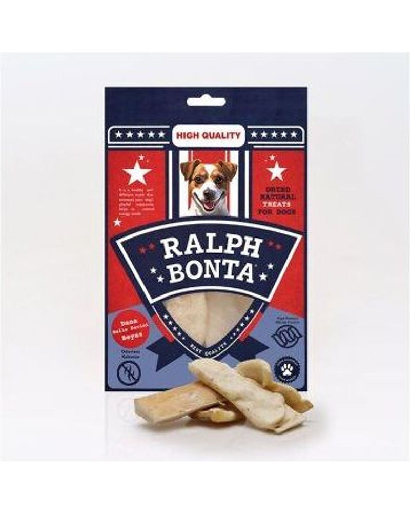 Ralph Bonta Kurutulmuş Dana Kelle Derisi Köpek Ödülü (Beyaz) 100 gr