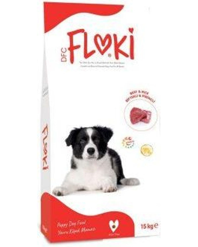 Floki Biftekli ve Pirinçli Yavru Köpek Maması 15 kg