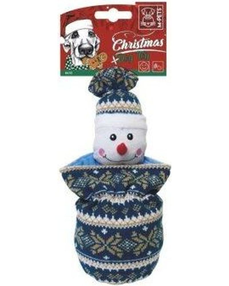 M-Pets Sesli Yılbaşı Peluş Köpek Oyuncağı 20 cm