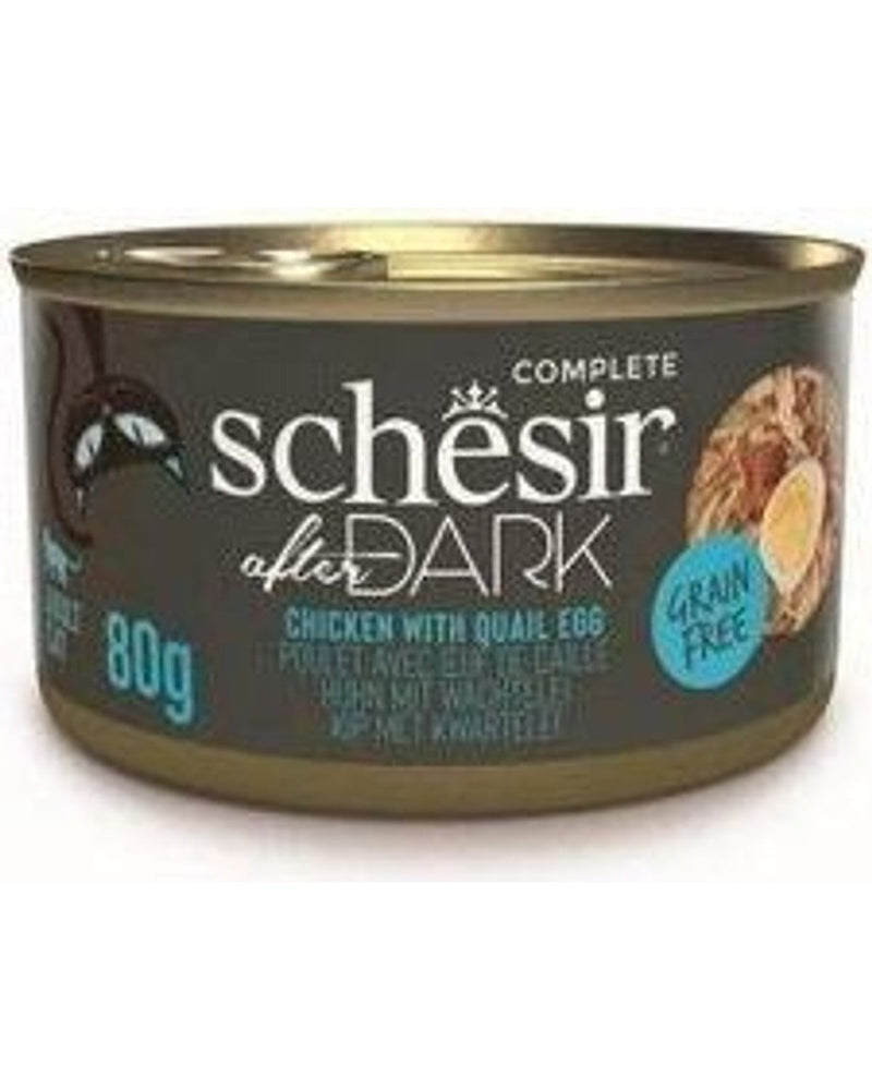 Schesir After Dark Pate Tavuk ve Bıldırcın Yumurtalı Konserve 80 gr