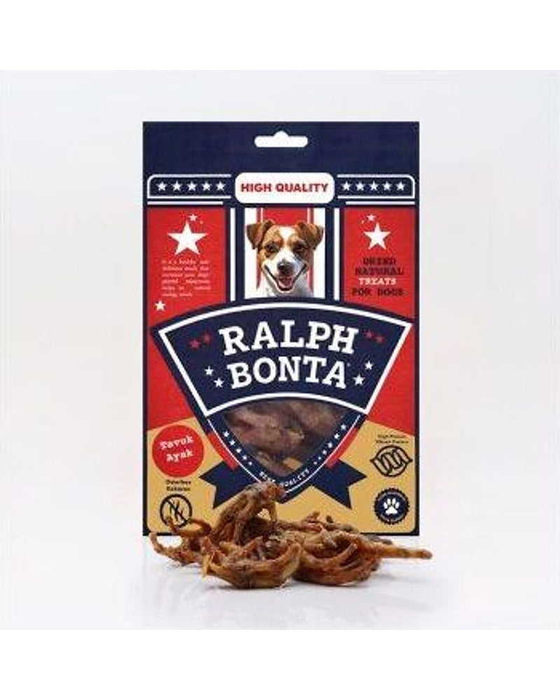Ralph Bonta Doğal Kurutulmuş Tavuk Ayak Köpek Ödülü 100 gr