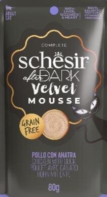Schesir After Dark Mus Tavuk ve Ördek Etli Kedi Konservesi 80 gr