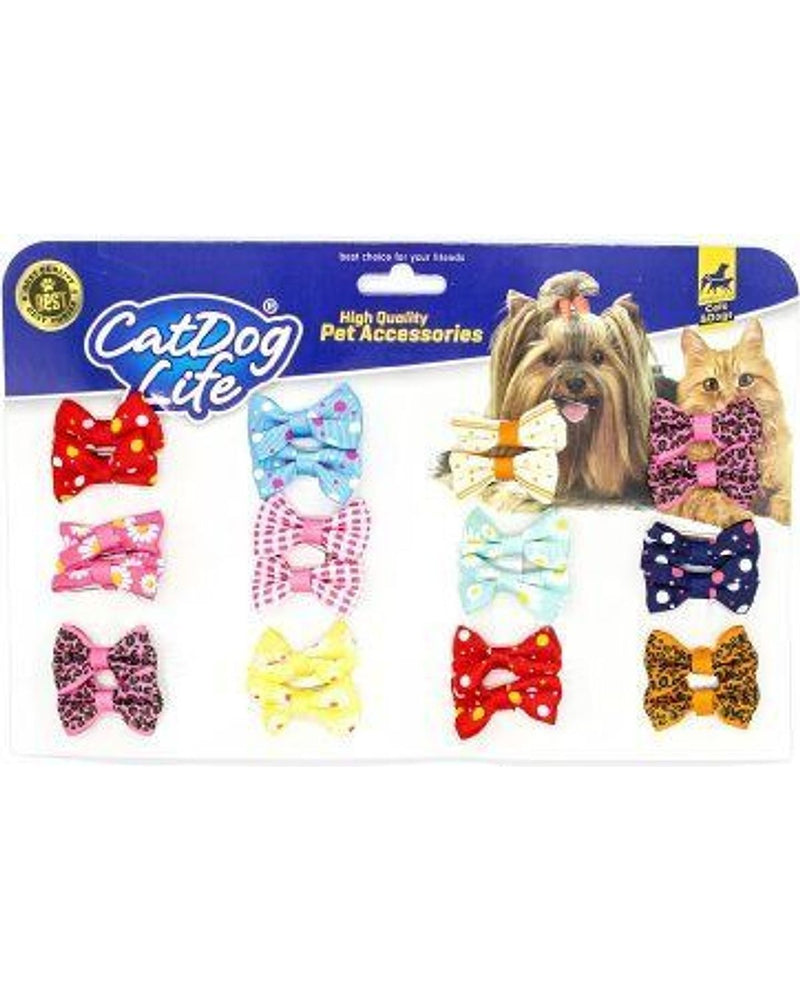 Doglife Kedi ve Köpek 2'li Süs Toka (Papyon) Seti