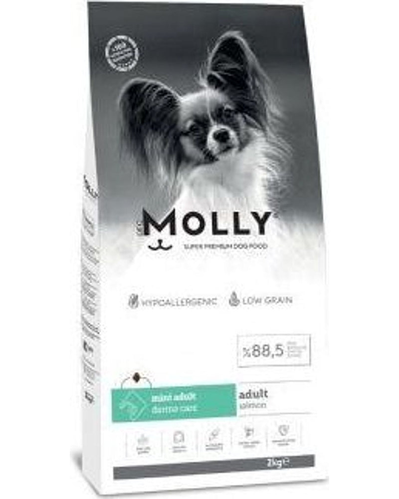 Molly Düşük Tahıllı Somonlu Küçük Irk Köpek Maması 2 kg
