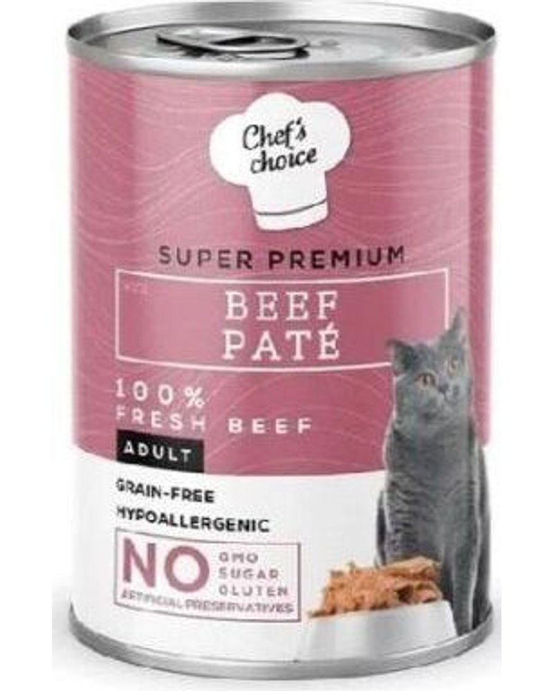 Chef's Choice Sığır Etli Ezme Kedi Konservesi 400 gr