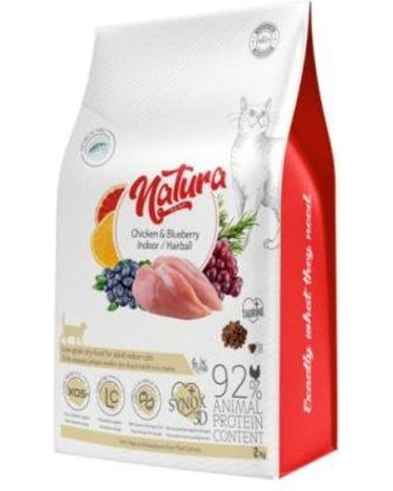 Natura Premium Tüy Yumağı Kontrollü Tavuklu Kedi Maması 2 kg
