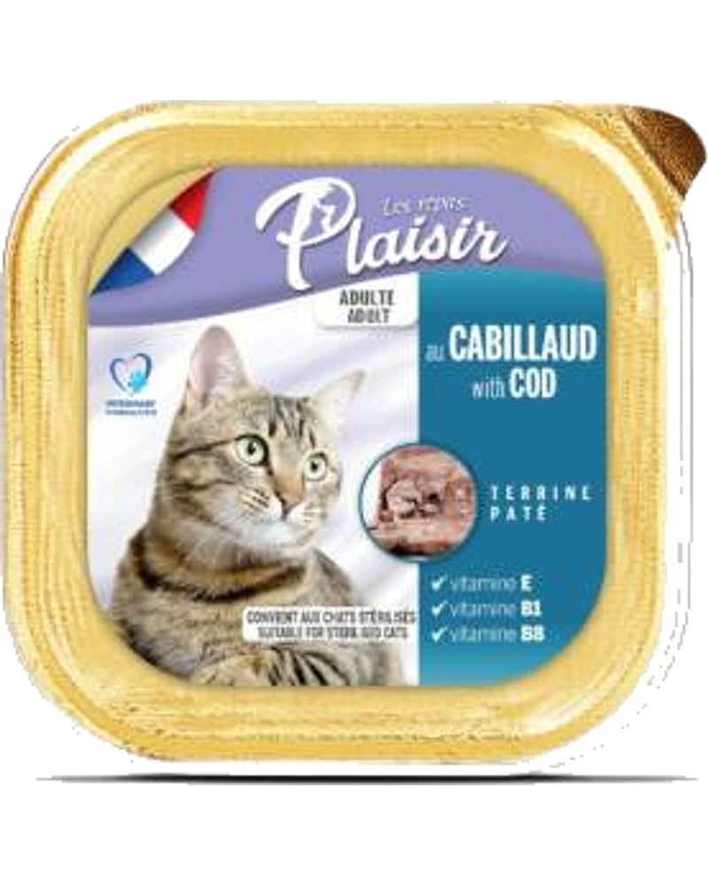 Plaisir Pate Morina Balıklı Kısırlaştırılmış Kedi Konservesi 100 gr