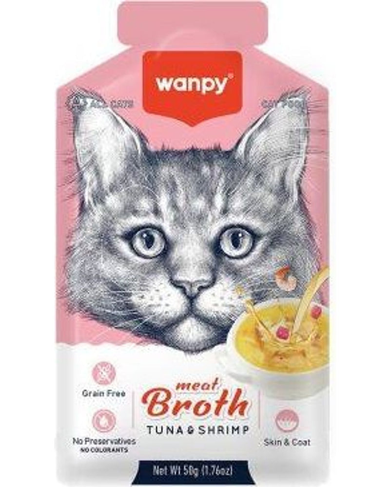 Wanpy Karides ve Ton Balıklı Sıvı Kedi Çorbası Ödülü 50 gr