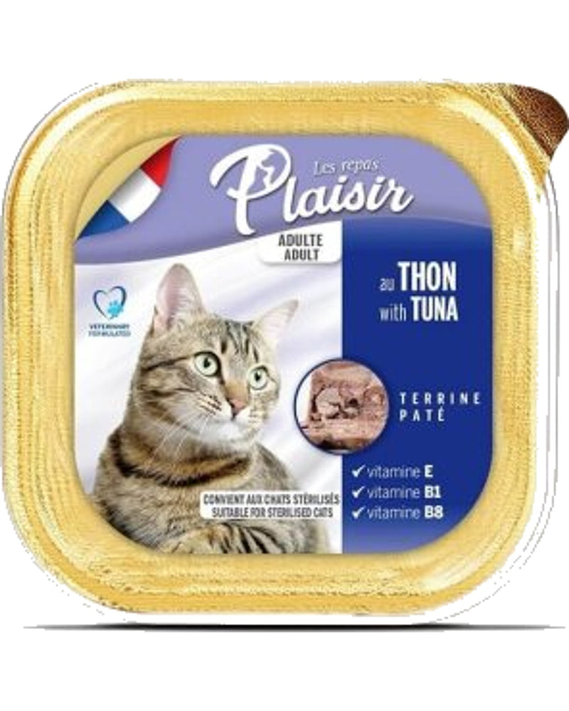 Plaisir Pate Ton Balıklı Kısırlaştırılmış Kedi Konservesi 100 gr