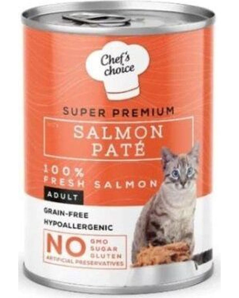 Chef's Choice Somonlu Tahılsız Ezme Kedi Konservesi 400 gr
