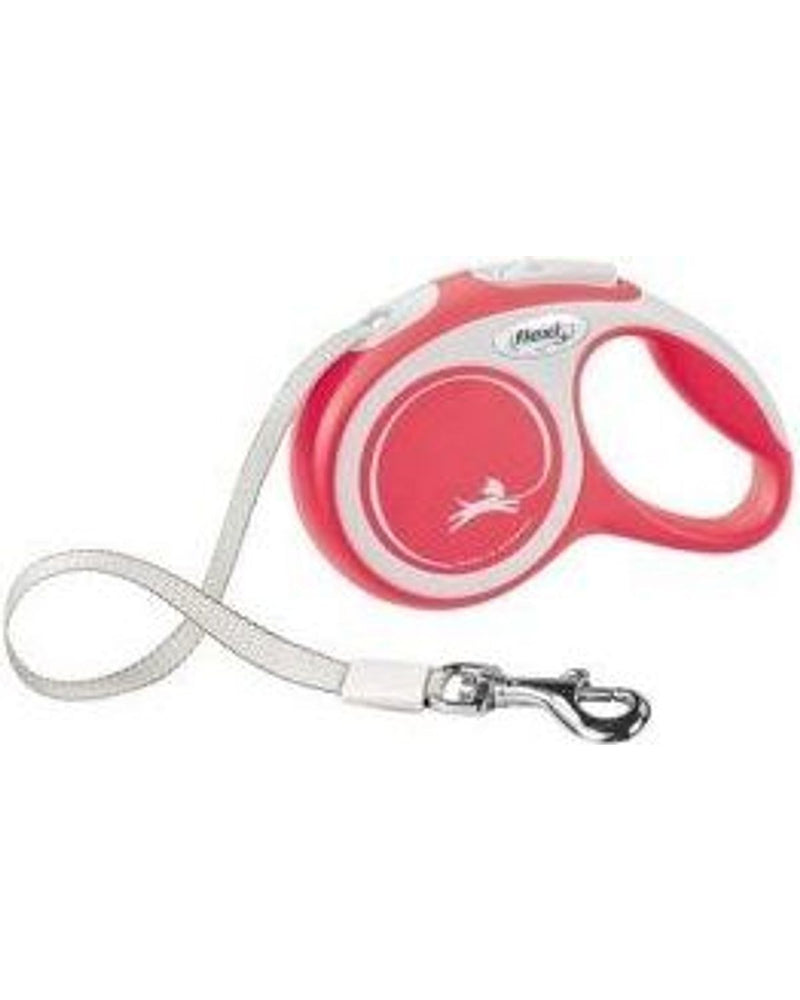 Flexi New Comfort Otomatik Gezdirme Kayışı XS Kırmızı 3 m