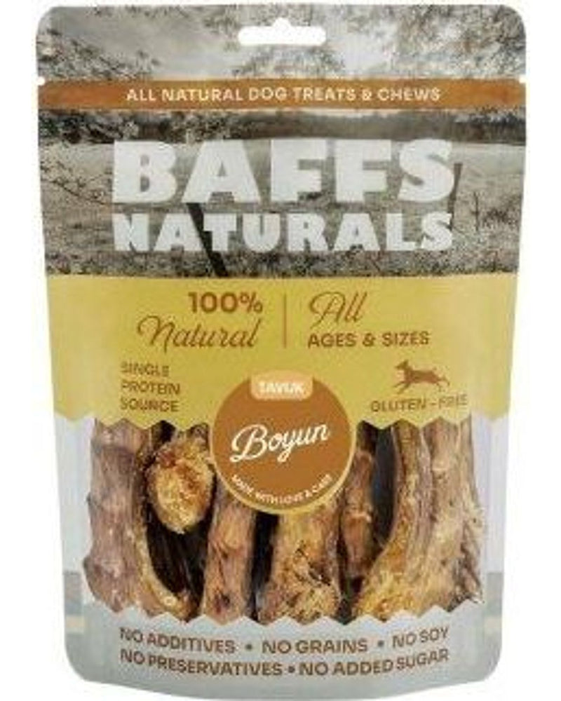Baffs Naturals Doğal Kurutulmuş Tavuk Boynu Köpek Ödülü 100 gr