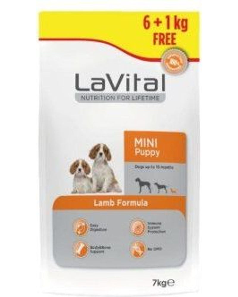 LaVital Küçük Irk Kuzulu Yavru Köpek Maması 6+1 kg