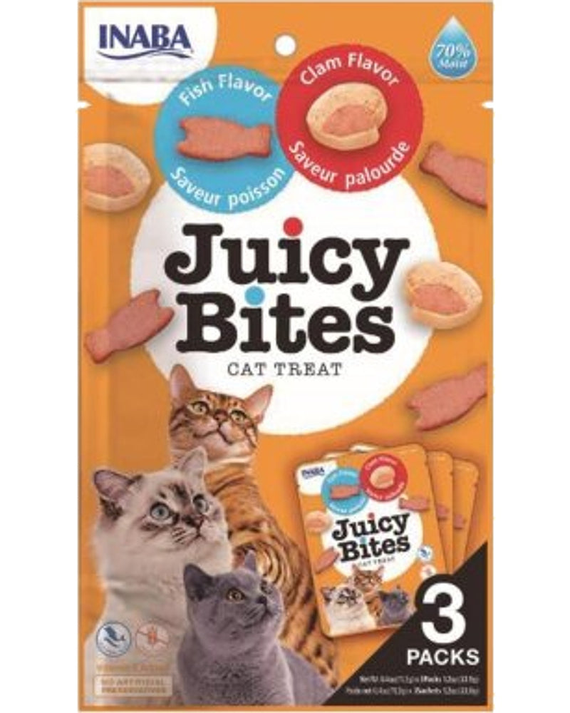 Ciao Juicy Bites Balık ve İstiridyeli Yumuşak Kedi Ödülü 3 x 11,3 gr
