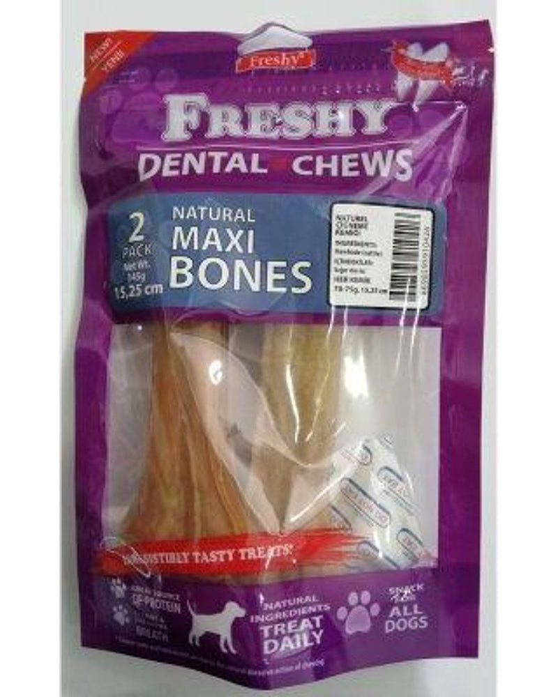 Freshy Maxi Naturel Köpek Çiğneme Kemiği 15 cm 2'li Paket