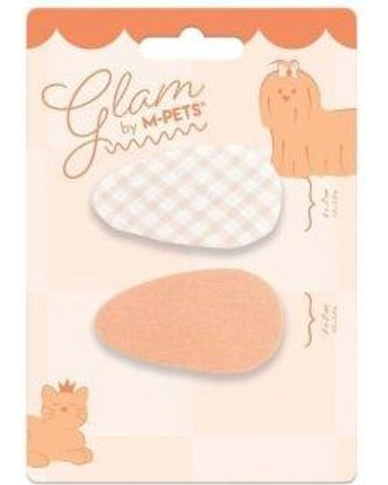 M-Pets Glam Fiyonk-Gözlük İkili Kedi ve Köpek Süs Tokası (Turuncu)