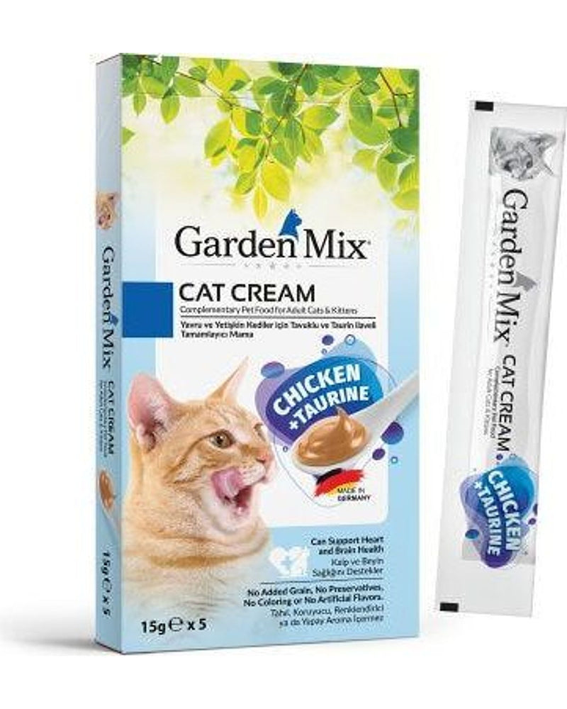 Garden Mix Tavuk ve Taurinli Krema Kedi Ödülü 15 gr 5'li