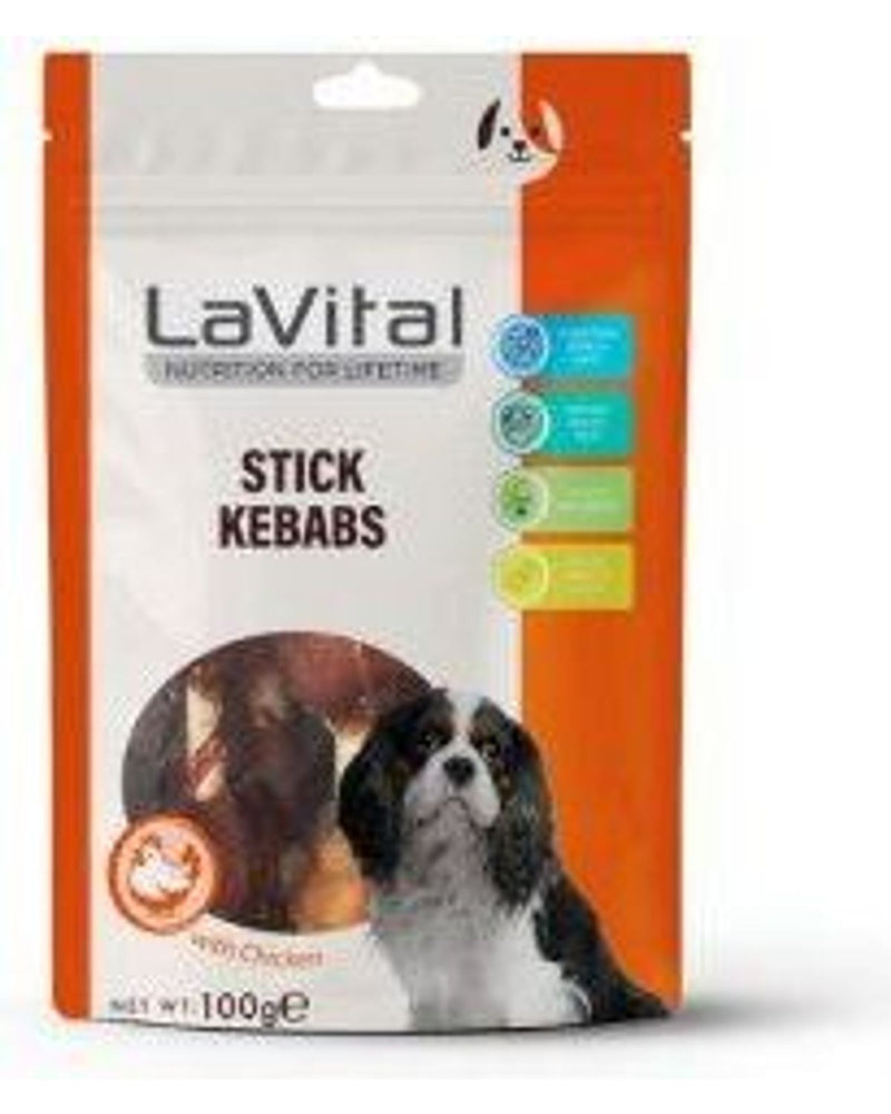 LaVital Ördek Etli ve Tavuk Ciğerli Kebap Köpek Ödülü 100 g