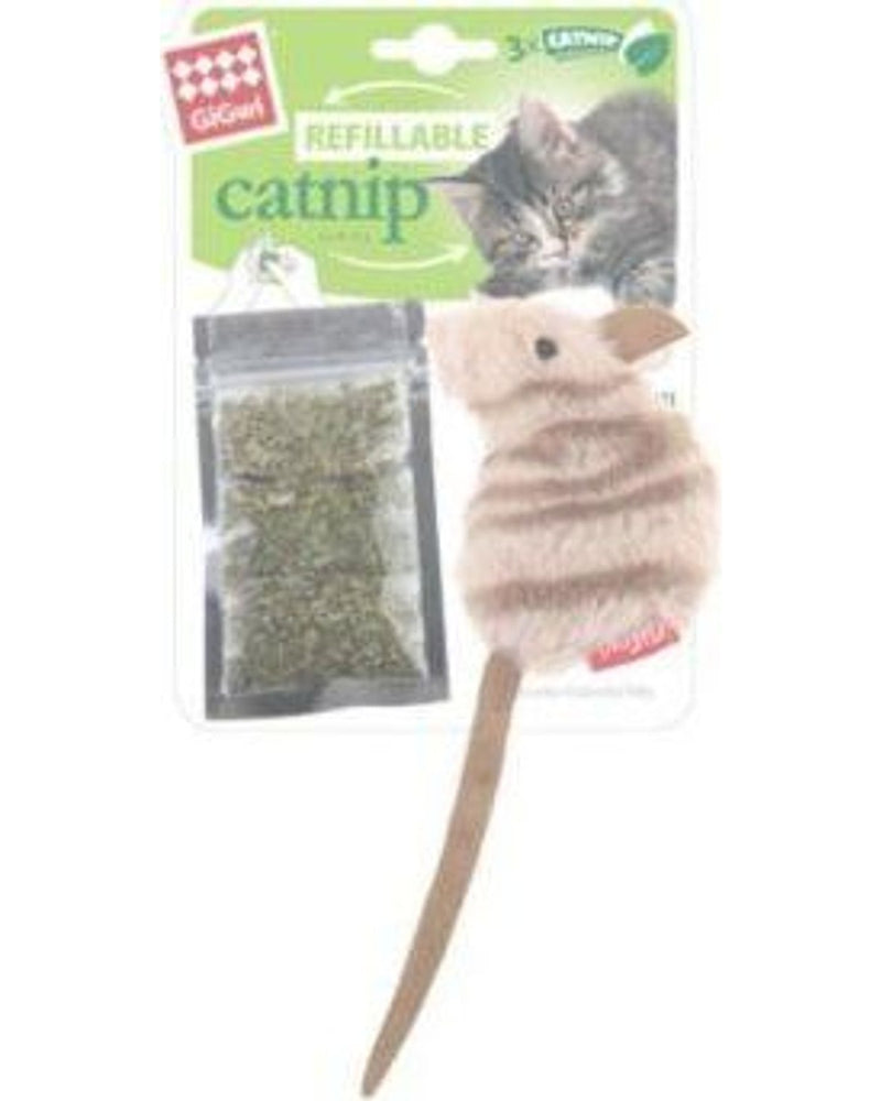 Gigwi Catnip Hazneli Fare Peluş Kedi Oyuncağı