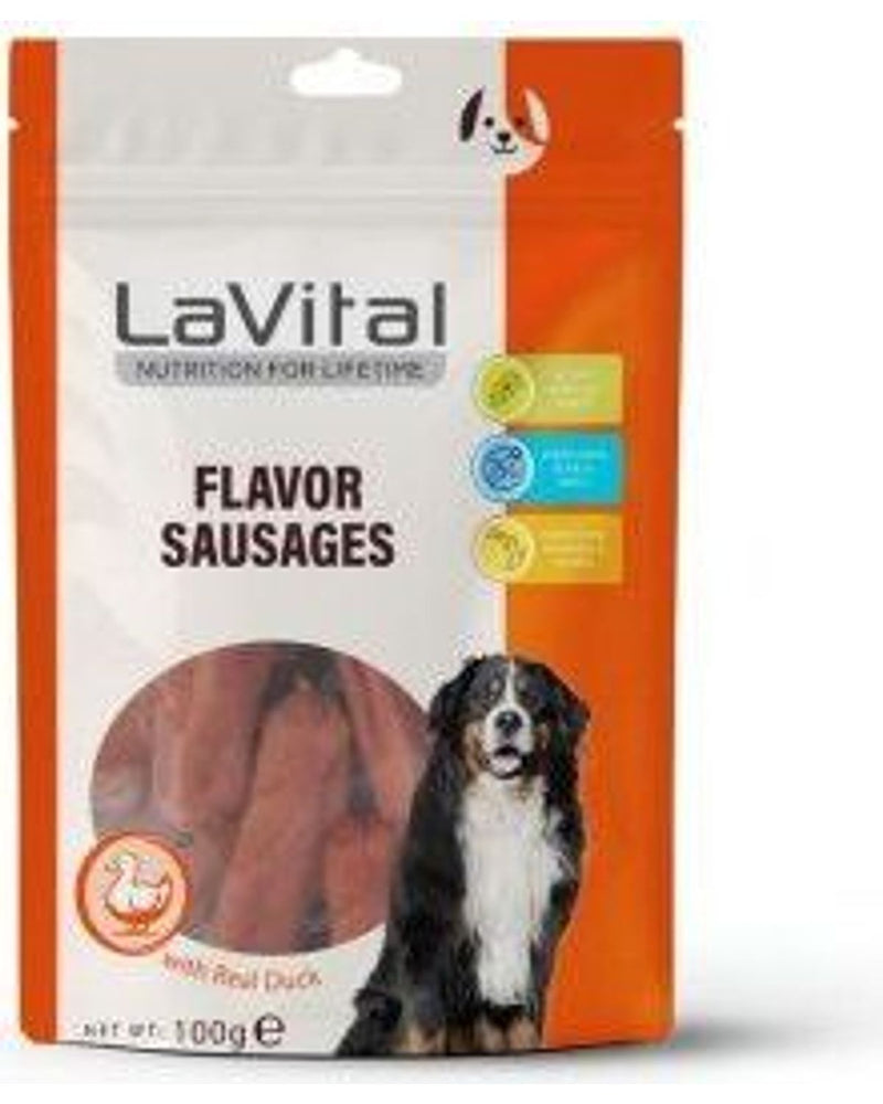 LaVital Ördek Etli Sosis Köpek Ödülü 100 g