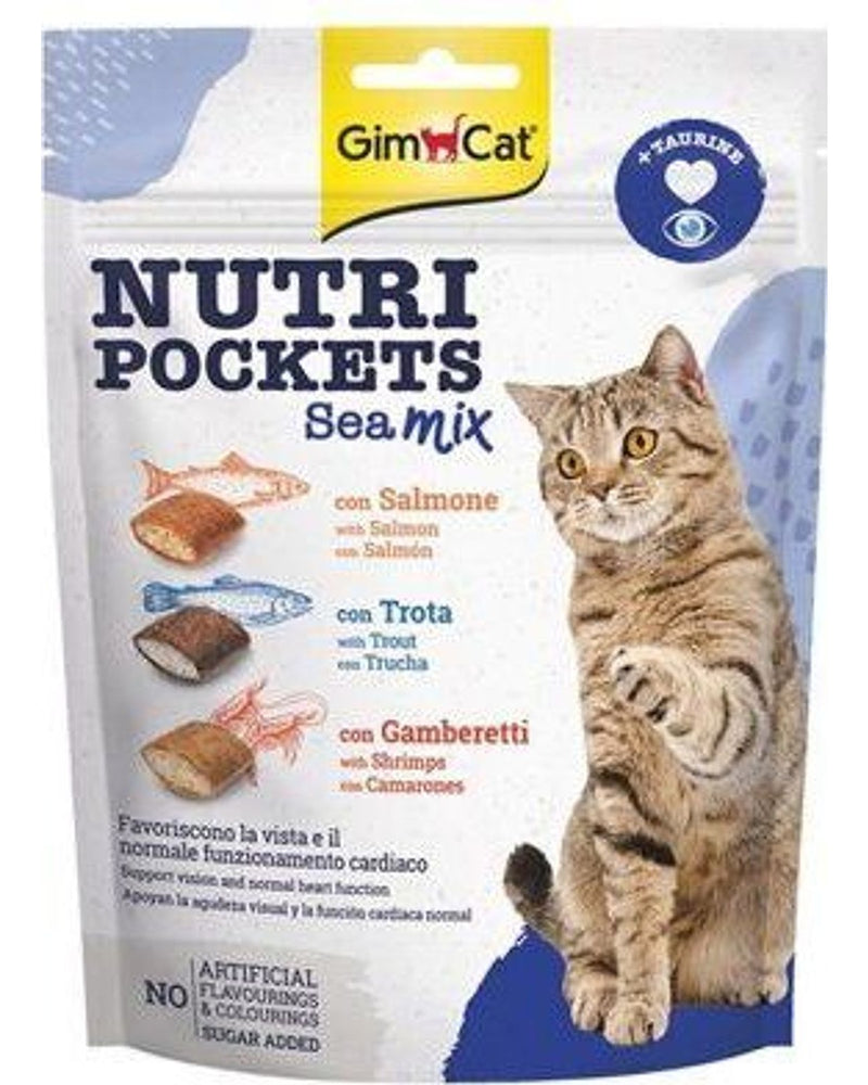 Gimcat Taurinli Çıtır Dolgulu Deniz Mahsullü Kedi Ödülü 150 gr