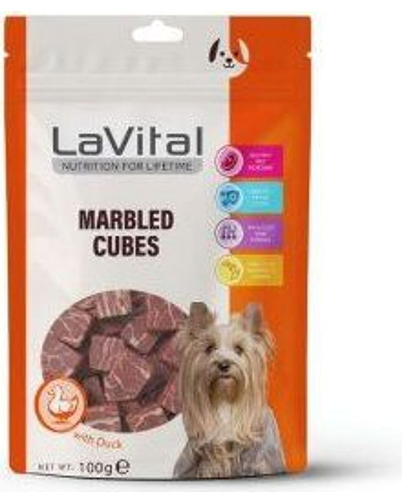 LaVital Ördek Etli Küp Köpek Ödülü 100 g
