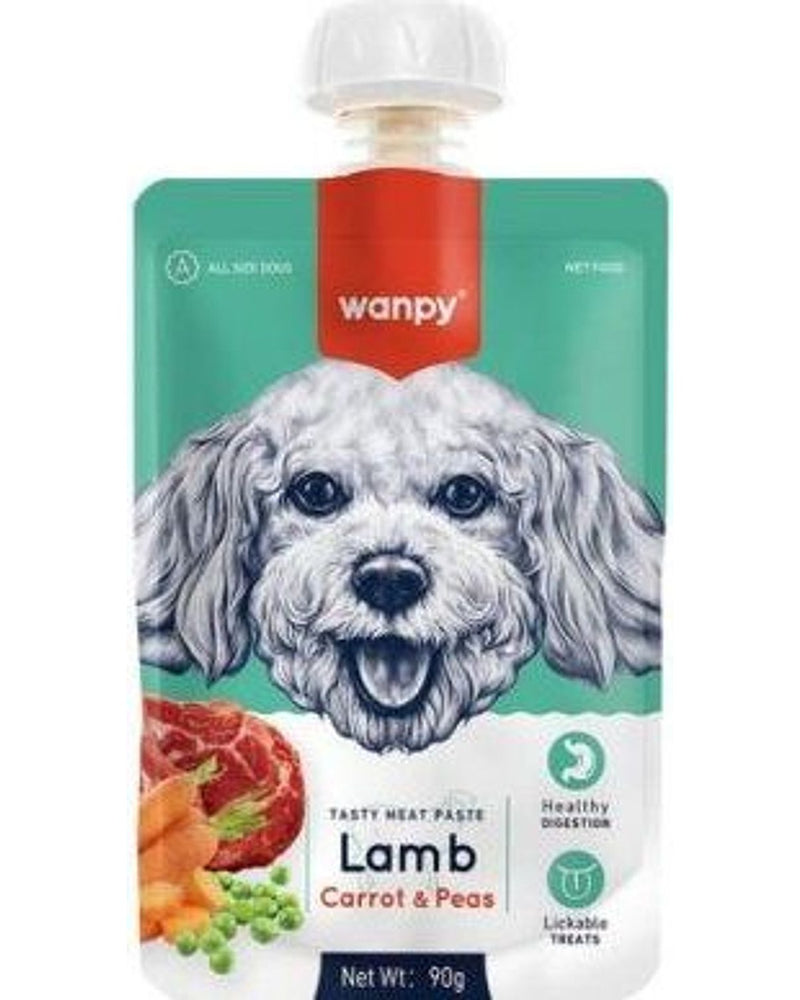 Wanpy Kuzulu ve Havuçlu Köpek Et Ezmesi 90 gr