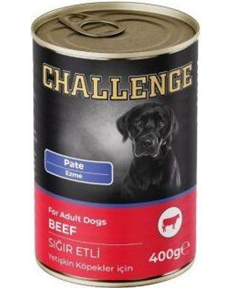 Challenge Sığır Etli Pate Yetişkin Köpek Konservesi 400 gr