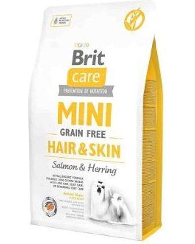 Brit Care Tüy ve Deri Somonlu Tahılsız Mini Irk Köpek Maması 2 kg