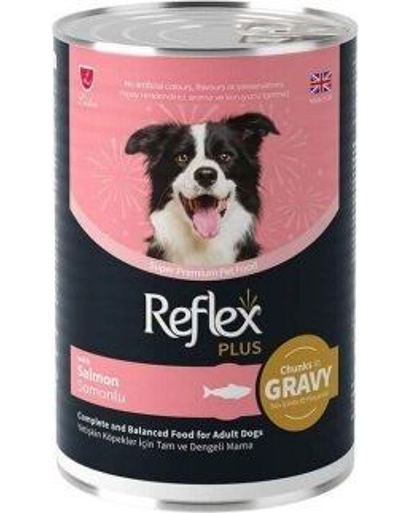 Reflex Plus Sos İçinde Somonlu Yetişkin Köpek Konservesi 400 gr